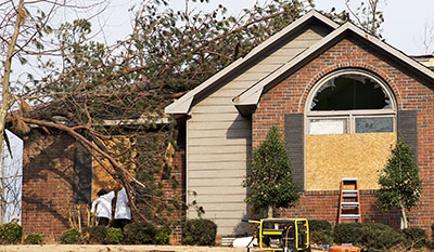 Wind Damage Repair in Bedford Park